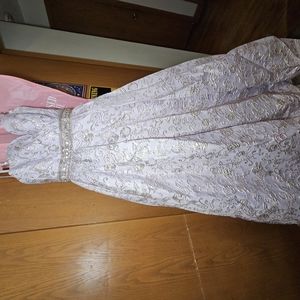 Mac Duggal Lavender Embellished Prom Dress